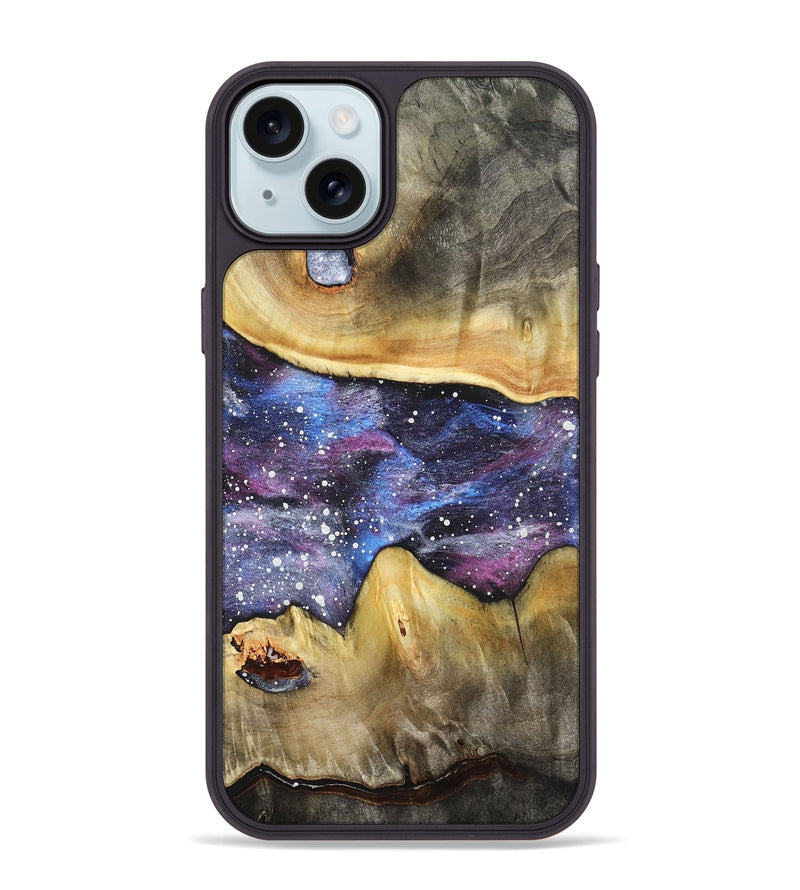 iPhone 15 Plus Wood Phone Case - Tamara (Cosmos, 822536)