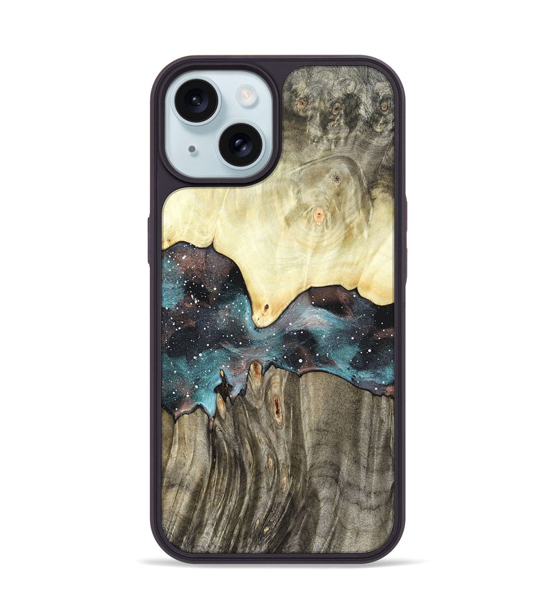 iPhone 15 Wood Phone Case - Karter (Cosmos, 822542)
