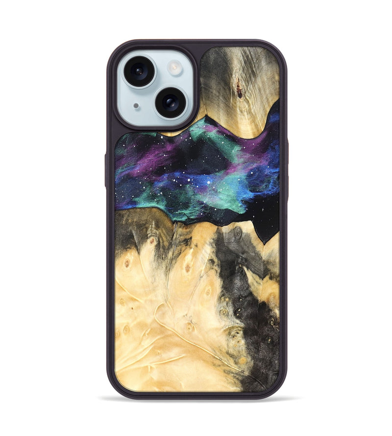 iPhone 15 Wood Phone Case - Nallely (Cosmos, 822560)