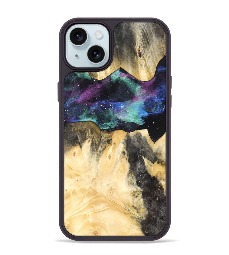 iPhone 15 Plus Wood Phone Case - Nallely (Cosmos, 822560)