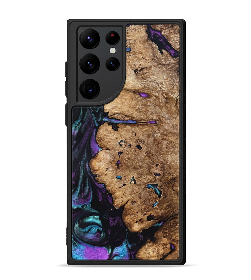 Galaxy S22 Ultra Wood Phone Case - Lucille (Purple, 822592)