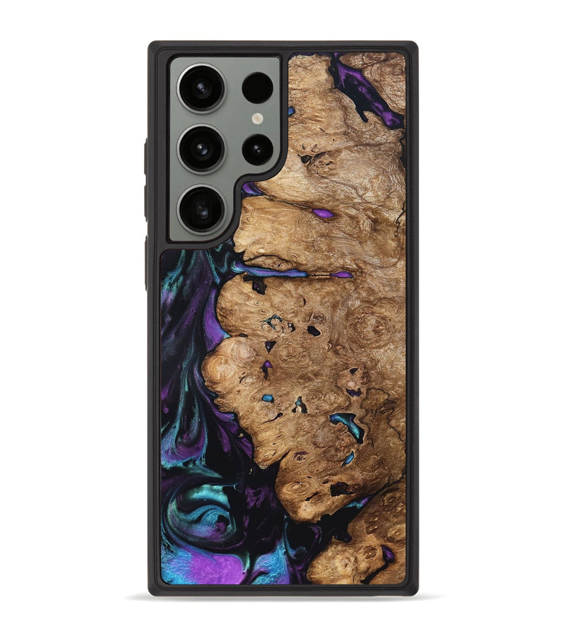 Galaxy S23 Ultra Wood Phone Case - Lucille (Purple, 822592)
