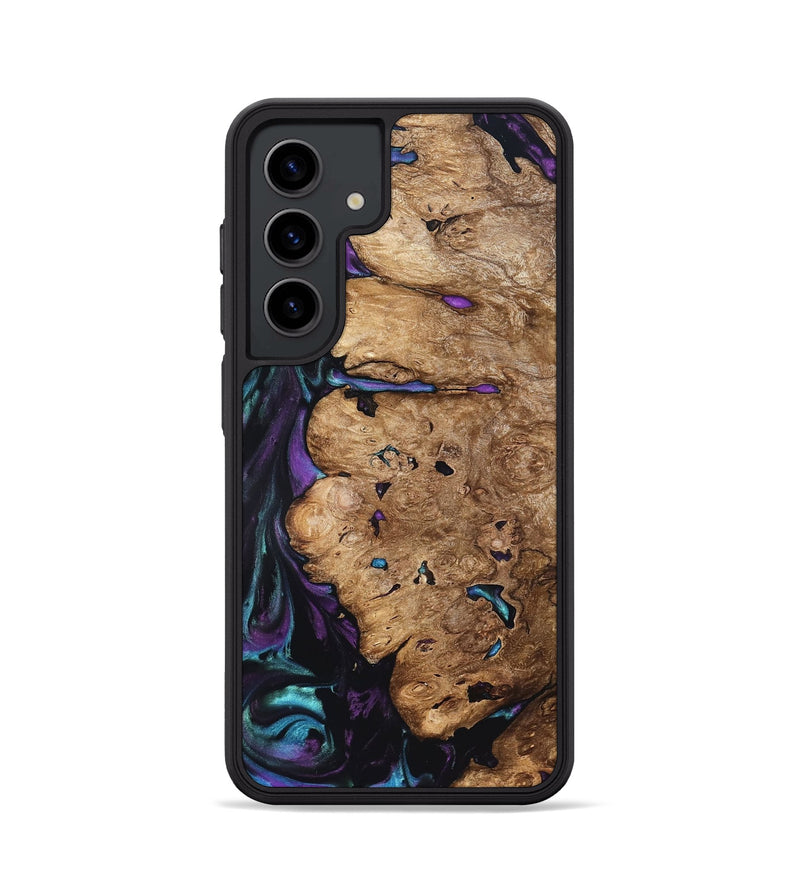 Galaxy S24 Wood Phone Case - Lucille (Purple, 822592)