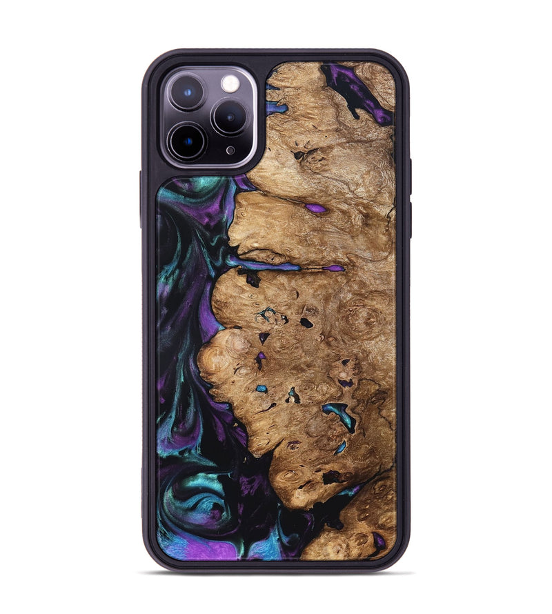 iPhone 11 Pro Max Wood Phone Case - Lucille (Purple, 822592)