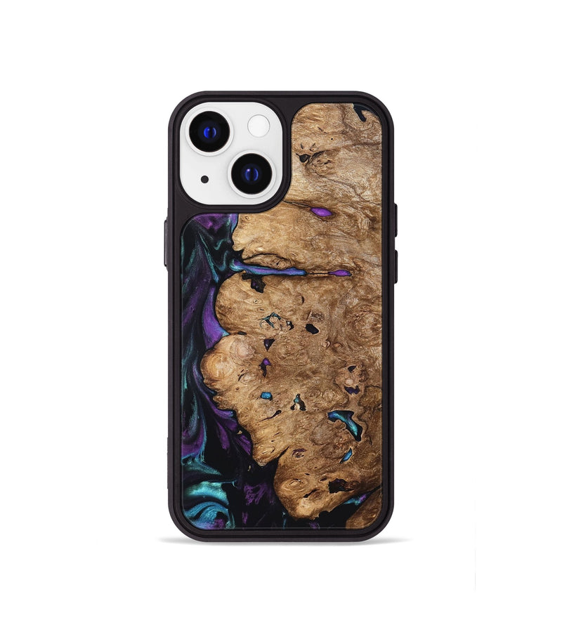 iPhone 13 mini Wood Phone Case - Lucille (Purple, 822592)