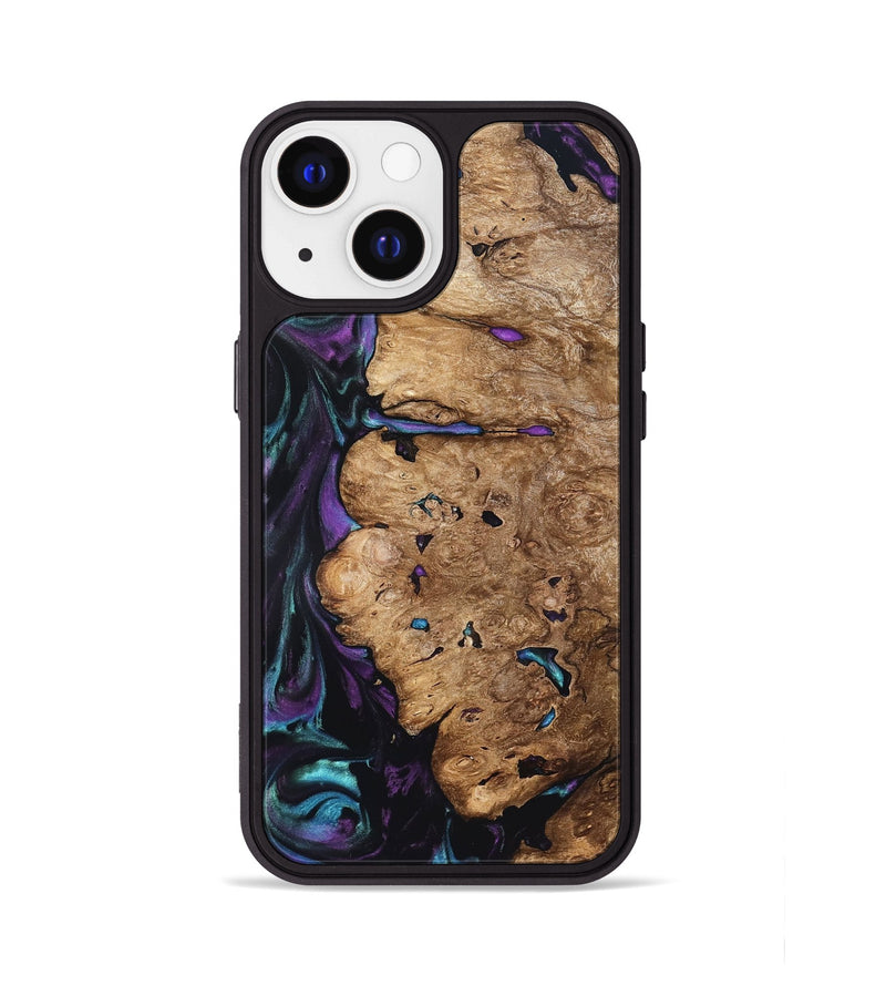 iPhone 13 Wood Phone Case - Lucille (Purple, 822592)