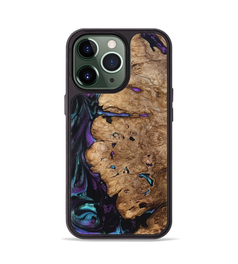 iPhone 13 Pro Wood Phone Case - Lucille (Purple, 822592)