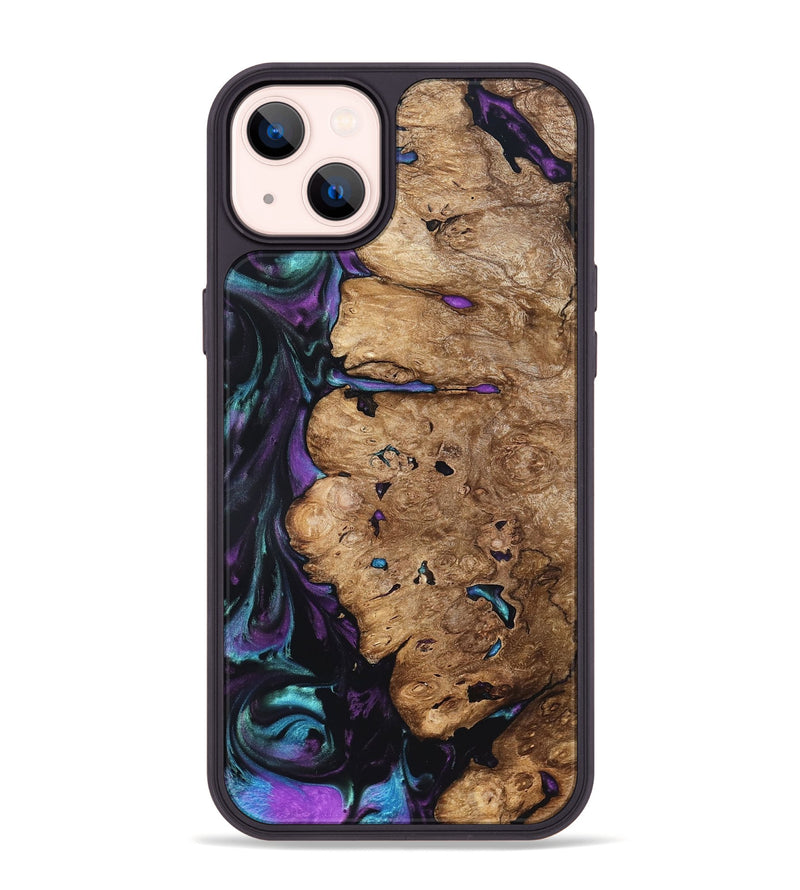 iPhone 14 Plus Wood Phone Case - Lucille (Purple, 822592)