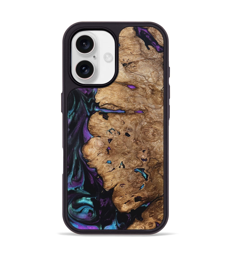 iPhone 17 Wood Phone Case - Lucille (Purple, 822592)