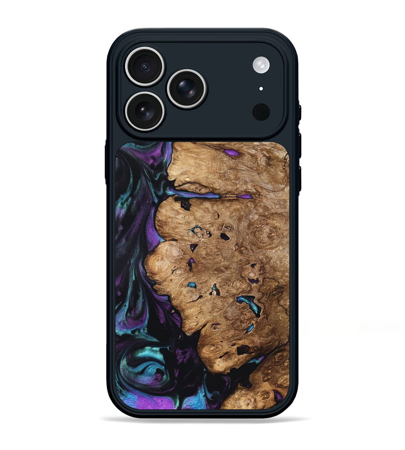 iPhone 17 Pro Max Wood Phone Case - Lucille (Purple, 822592)