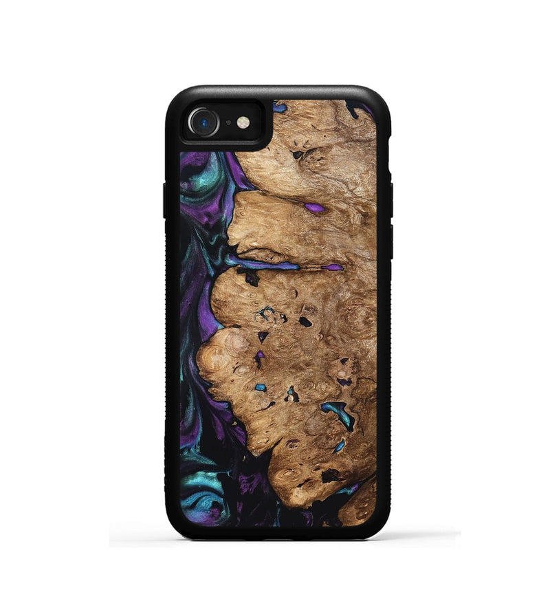 iPhone SE Wood Phone Case - Lucille (Purple, 822592)