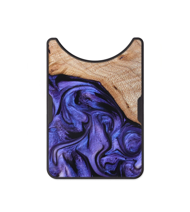 Alloy Wood Wallet - Marlena (Purple, 822593)