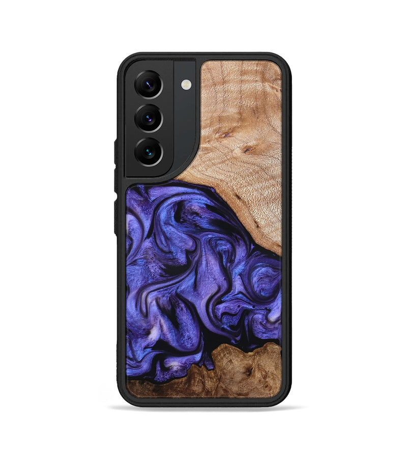 Galaxy S22 Wood Phone Case - Marlena (Purple, 822593)