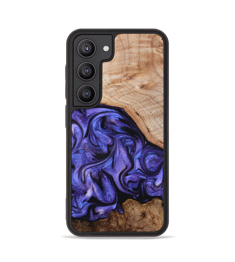 Galaxy S23 Wood Phone Case - Marlena (Purple, 822593)
