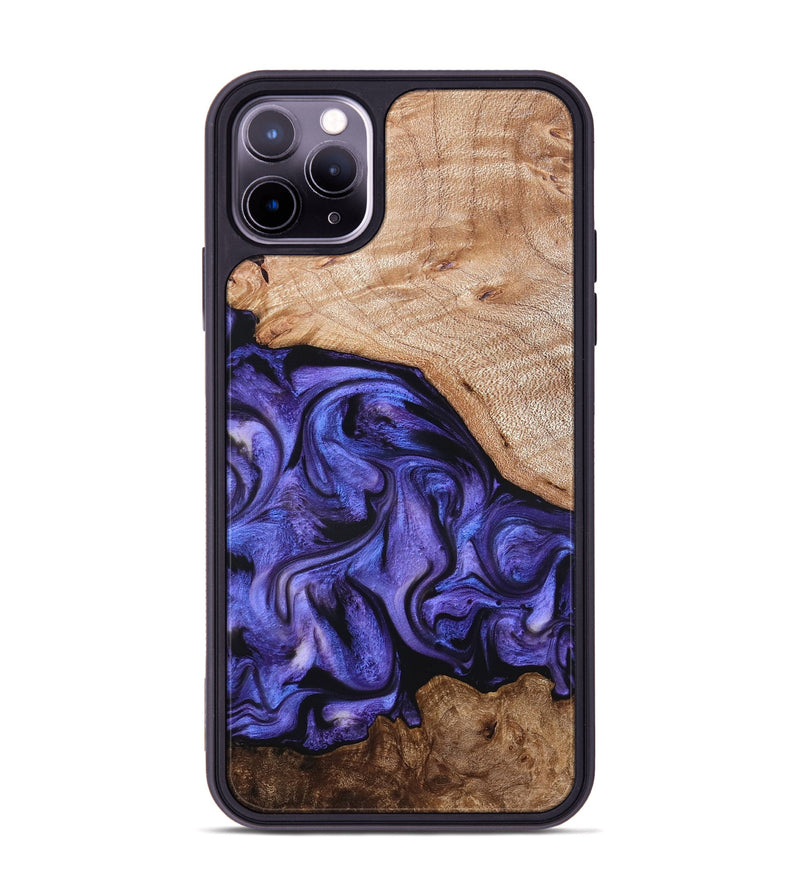 iPhone 11 Pro Max Wood Phone Case - Marlena (Purple, 822593)