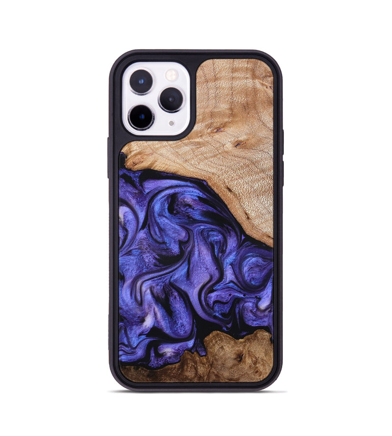 iPhone 11 Pro Wood Phone Case - Marlena (Purple, 822593)