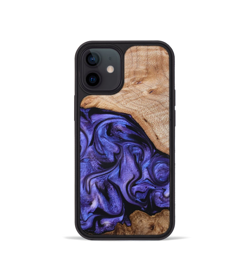 iPhone 12 mini Wood Phone Case - Marlena (Purple, 822593)