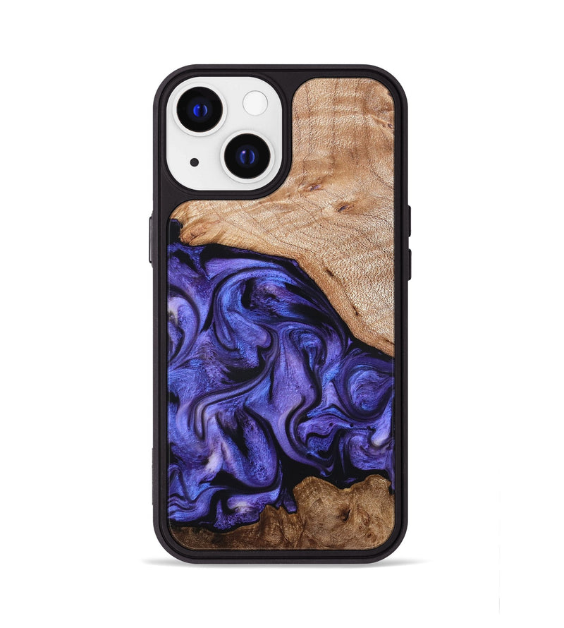 iPhone 13 Wood Phone Case - Marlena (Purple, 822593)