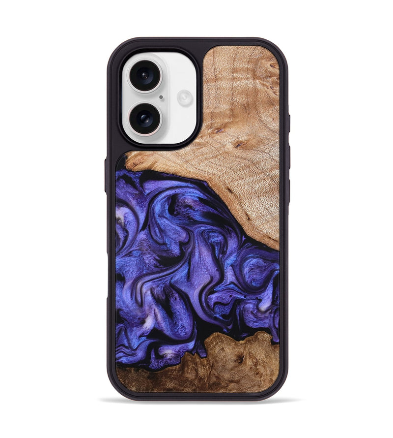 iPhone 17 Wood Phone Case - Marlena (Purple, 822593)
