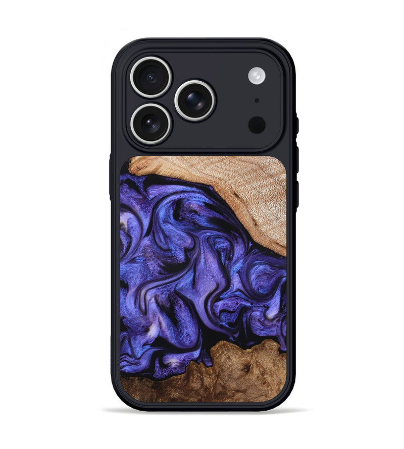 iPhone 17 Pro Wood Phone Case - Marlena (Purple, 822593)