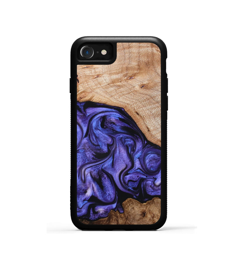 iPhone SE Wood Phone Case - Marlena (Purple, 822593)
