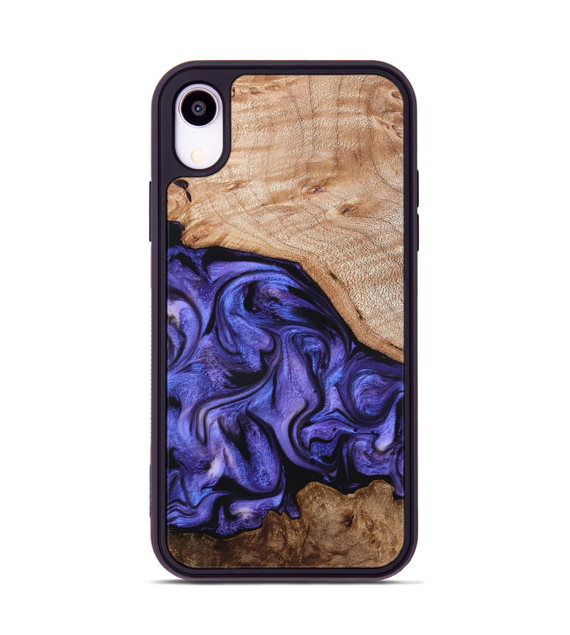 iPhone Xr Wood Phone Case - Marlena (Purple, 822593)