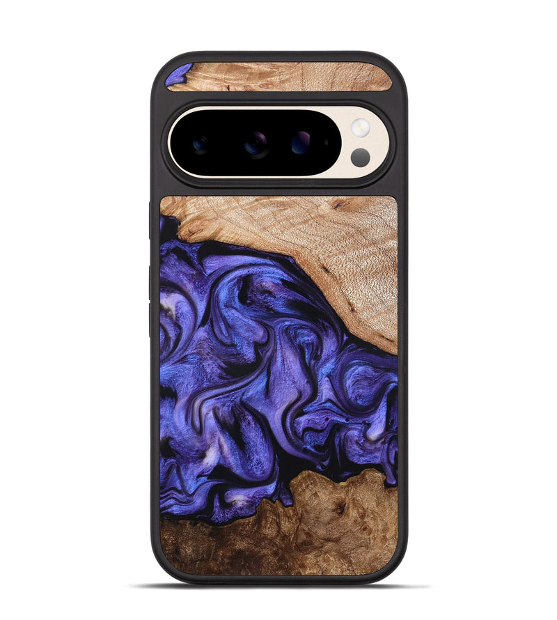 Pixel 10 Wood Phone Case - Marlena (Purple, 822593)