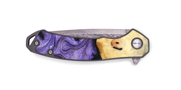 EDC Wood Pocket Knife - Olivia (Purple, 822594)