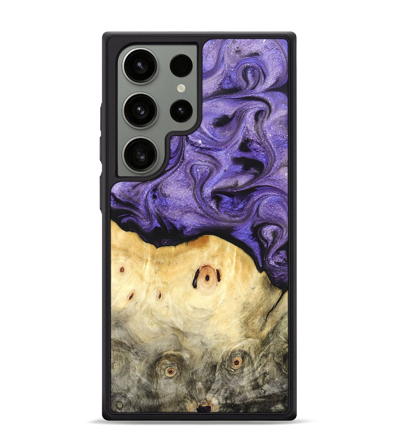 Galaxy S24 Ultra Wood Phone Case - Olivia (Purple, 822594)