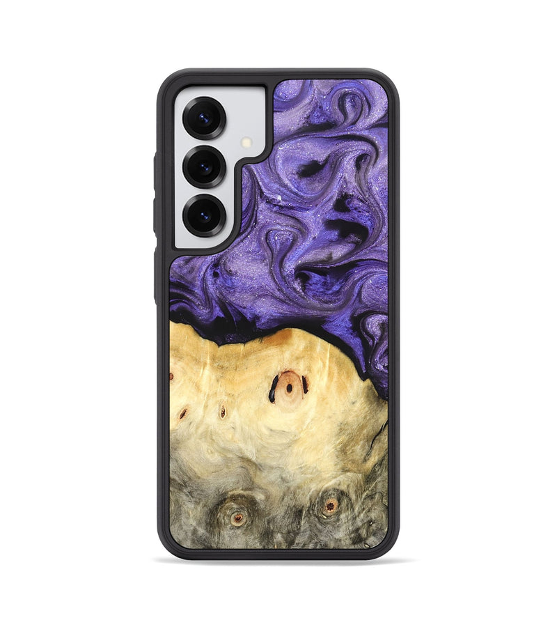 Galaxy S25 Wood Phone Case - Olivia (Purple, 822594)