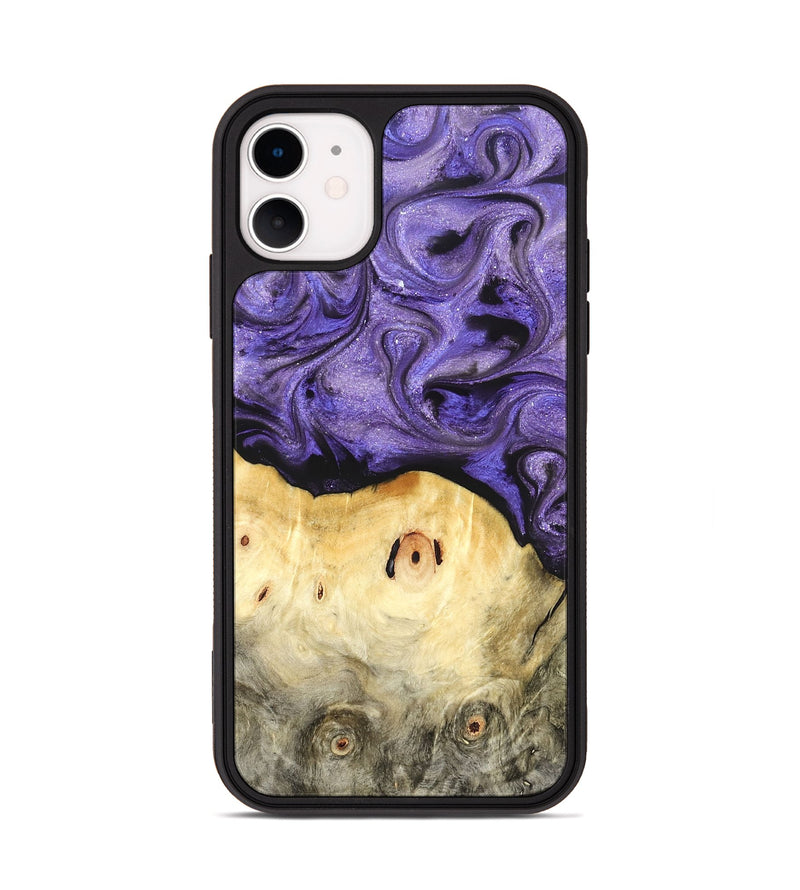iPhone 11 Wood Phone Case - Olivia (Purple, 822594)