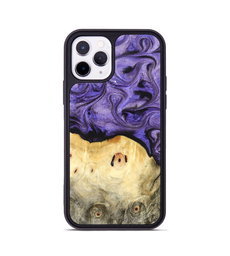 iPhone 11 Pro Wood Phone Case - Olivia (Purple, 822594)