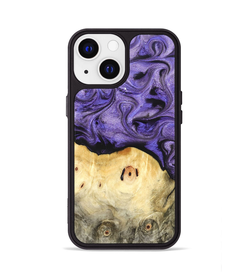 iPhone 13 Wood Phone Case - Olivia (Purple, 822594)