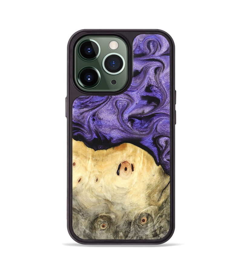 iPhone 13 Pro Wood Phone Case - Olivia (Purple, 822594)