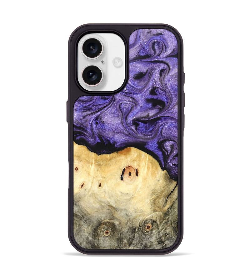 iPhone 17 Wood Phone Case - Olivia (Purple, 822594)