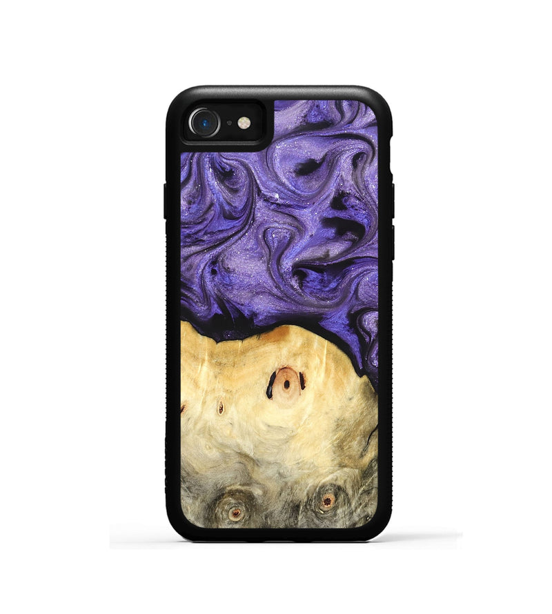 iPhone SE Wood Phone Case - Olivia (Purple, 822594)