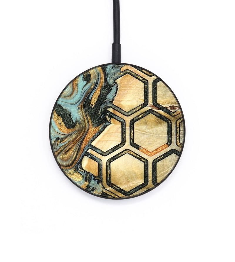 Circle Wood Wireless Charger - Gaven (Pattern, 822602)