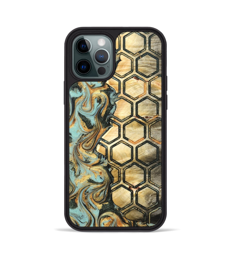 iPhone 12 Pro Wood Phone Case - Gaven (Pattern, 822602)