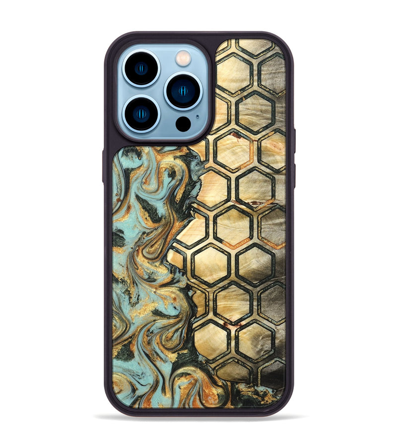 iPhone 14 Pro Max Wood Phone Case - Gaven (Pattern, 822602)