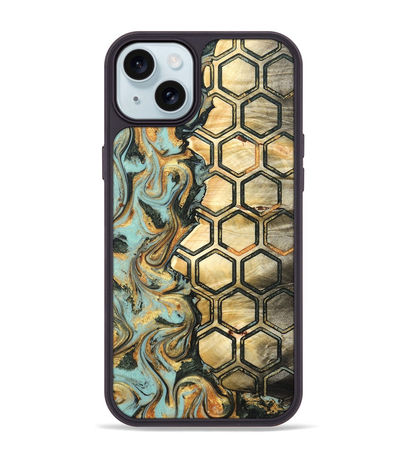 iPhone 15 Plus Wood Phone Case - Gaven (Pattern, 822602)