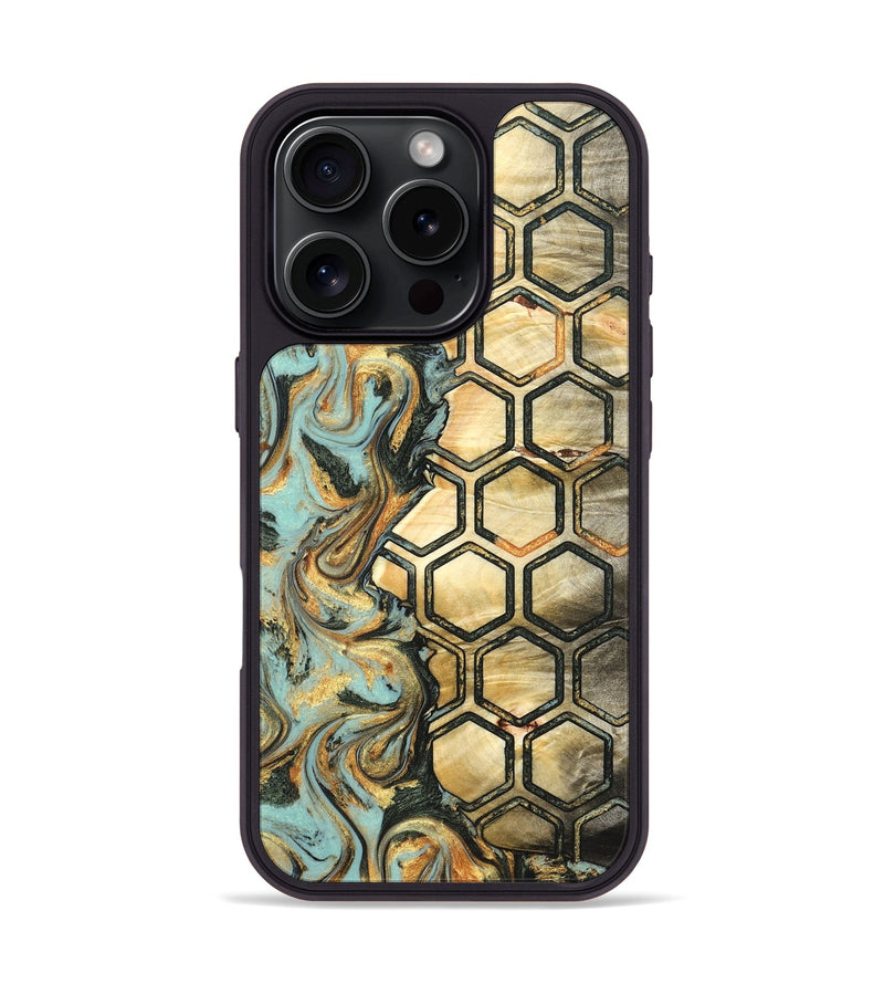 iPhone 16 Pro Wood Phone Case - Gaven (Pattern, 822602)