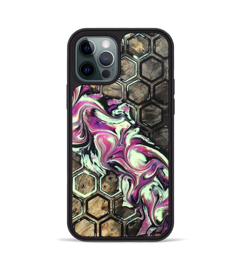 iPhone 12 Pro Wood Phone Case - Diann (Pattern, 822603)