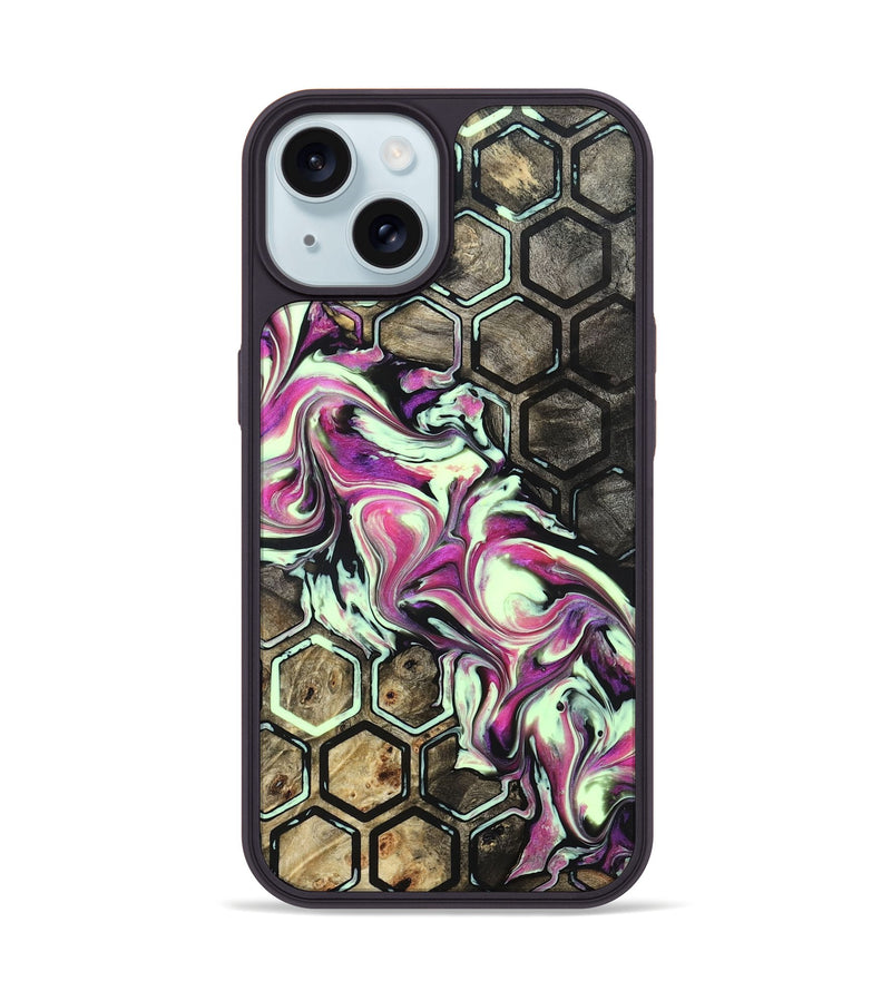 iPhone 15 Wood Phone Case - Diann (Pattern, 822603)