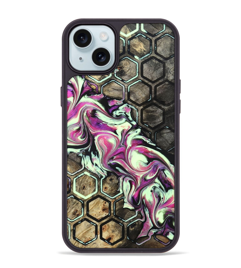 iPhone 15 Plus Wood Phone Case - Diann (Pattern, 822603)