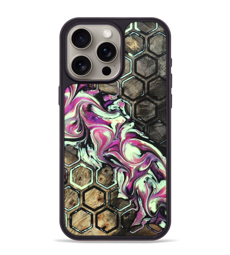 iPhone 15 Pro Max Wood Phone Case - Diann (Pattern, 822603)