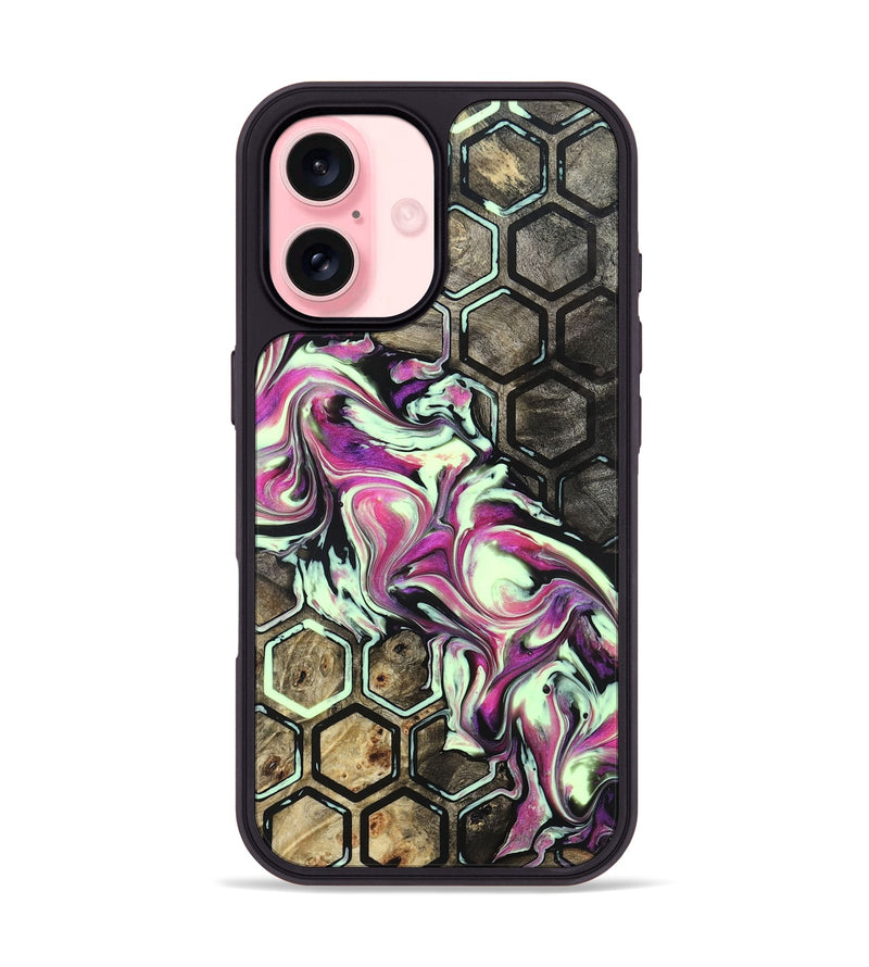 iPhone 16 Wood Phone Case - Diann (Pattern, 822603)