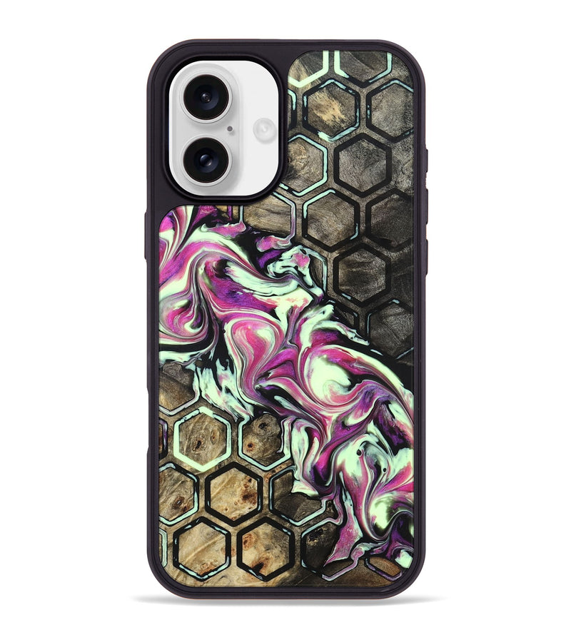 iPhone 16 Plus Wood Phone Case - Diann (Pattern, 822603)