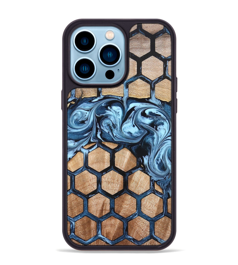 iPhone 14 Pro Max Wood Phone Case - Teresa (Pattern, 822607)