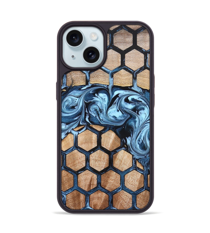 iPhone 15 Wood Phone Case - Teresa (Pattern, 822607)