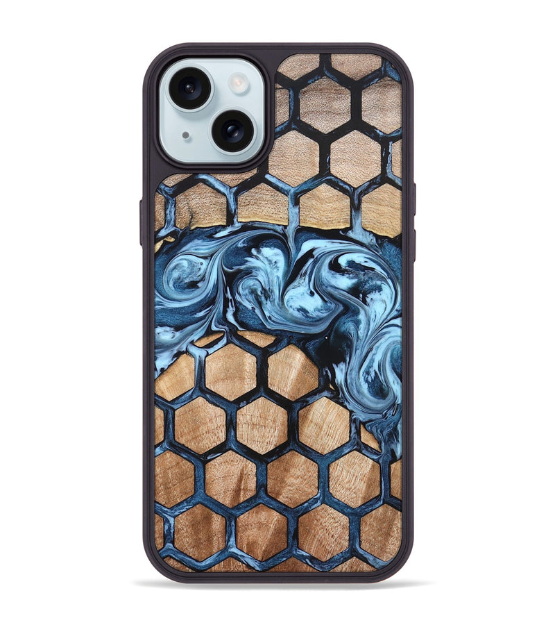iPhone 15 Plus Wood Phone Case - Teresa (Pattern, 822607)
